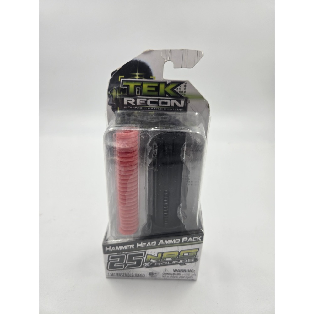 Tek Recon Hammer Head Ammo Pack 25 NRG Rounds High Capacity Cartridge 55141 NEW